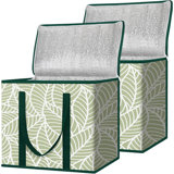 2 Packs Insulated Reusable Collapsible Storage Bag