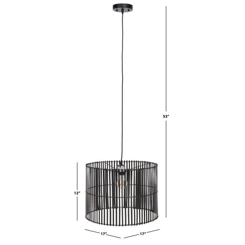 Fareholm 1 - Light Unique / Statement Pendant, Black