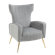 Campion 26.35 inches W Velvet Wingback Chair