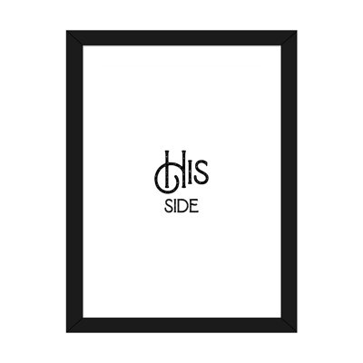 His Side-impression d’art textuel