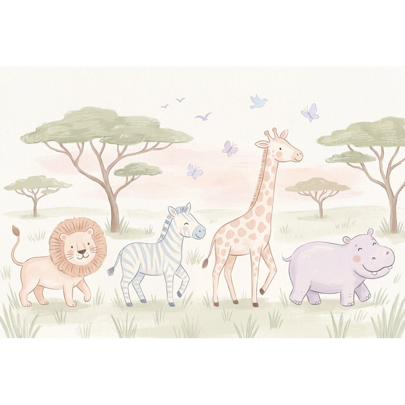 Safari Safari, Non tissé, 140 po x 108 po