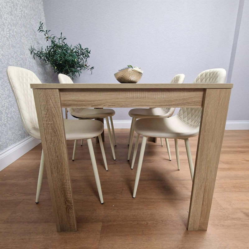 4 - Person Dining Set, Cream