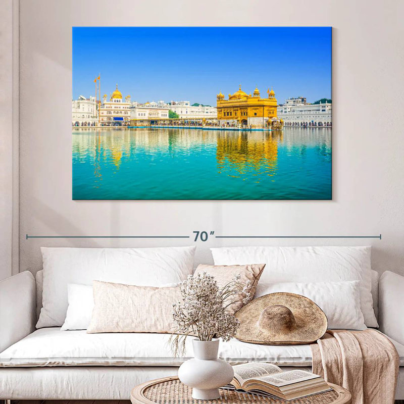 Nicci Asia Amritsar Golden Temple, H 34 po x l 51 po
