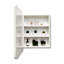 Armoire à pharmacie 24 po x 32 po à fixation murale ou encastrée en métal blanc avec miroir
