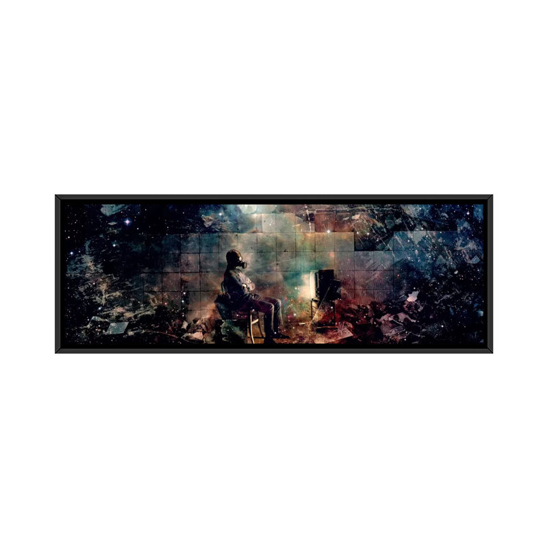 «The Noble Lie» par Mario Sanchez Nevado - impression sur toile tendue, H 9 po x l 12 po x P 36 po, Toile avec cadre noir