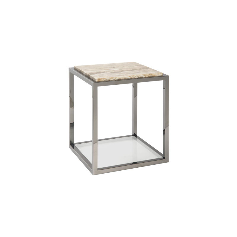 Table d'appoint en panneau de pierre