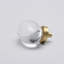 1 3/4" Oval Amber Glass Knob-1302126786