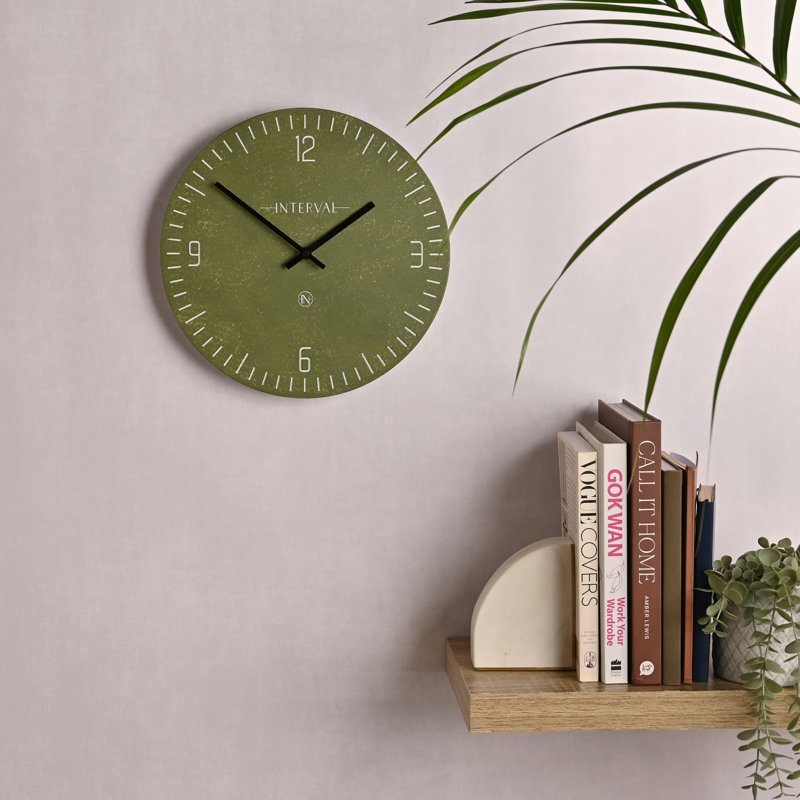 Wall Clock, Olive 