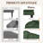 6 Seat U-Shaped Sectional Sofa, 105" Wide Modern Soft Sofa Couch with Double Chaises-346445458