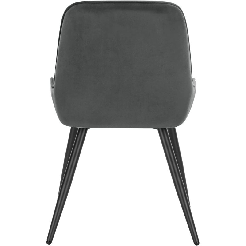 Aftinia Upholstered Dining Chair, Dark Grey