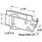 1-1/8 In., Steel, Sliding Door Roller Assembly With F-Tab