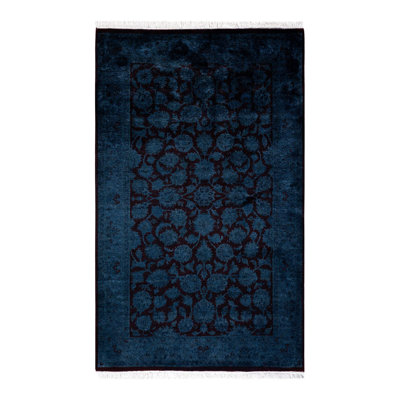 Fine Vibrance One-of-a-Kind 3'1" X 5'3" Hand Knotted Area Rug
