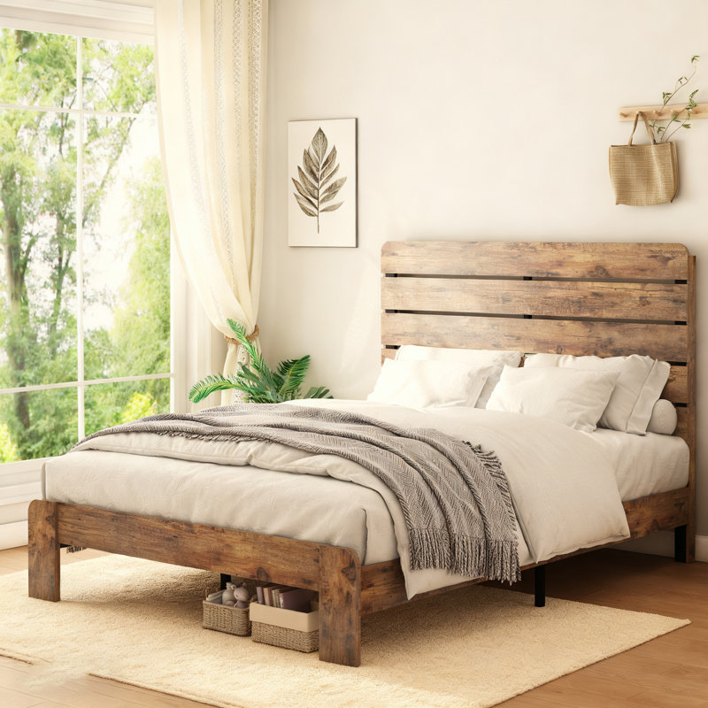 Wood Platform Bed Frame