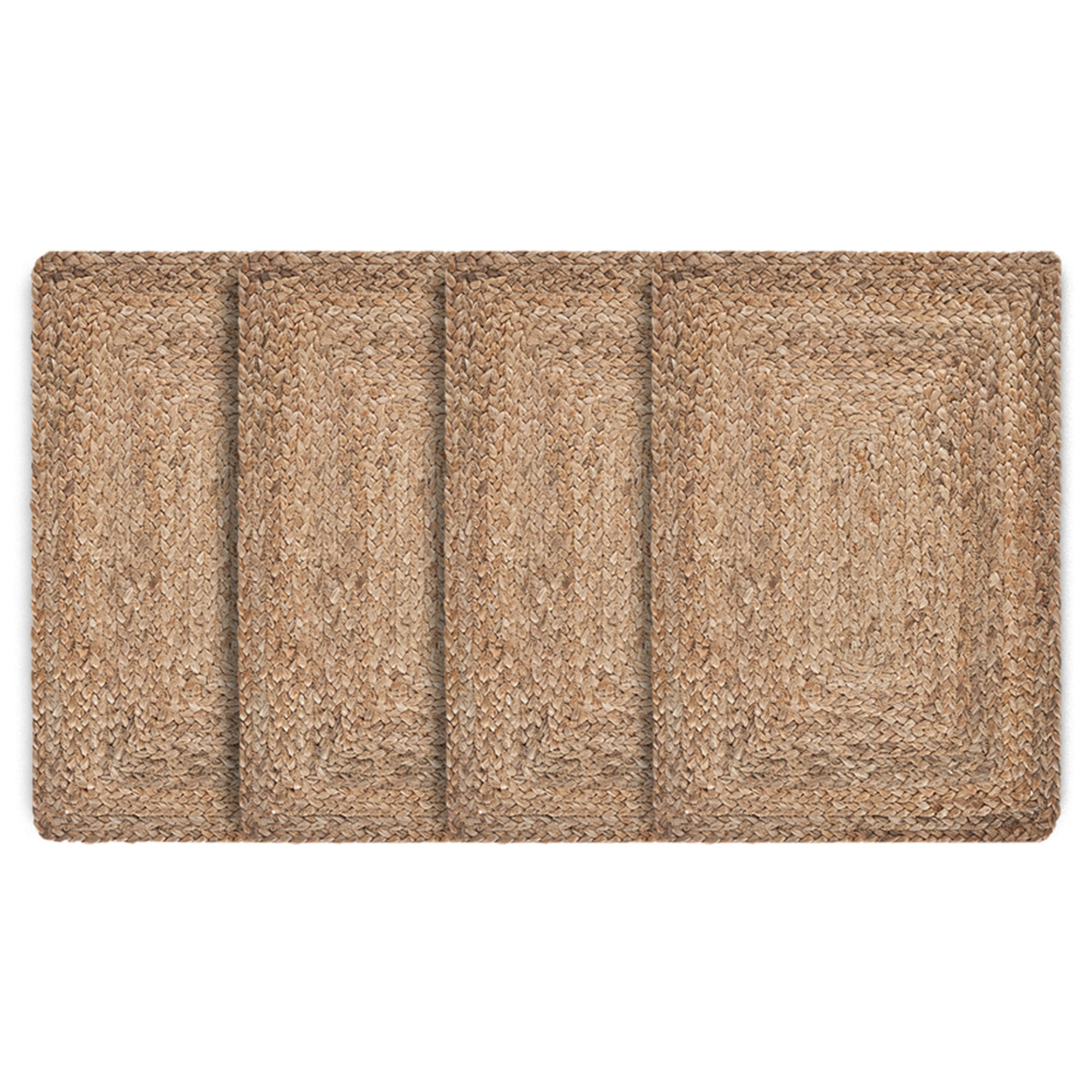 Miran Classic Braided Jute 19" Placemat, Brown
