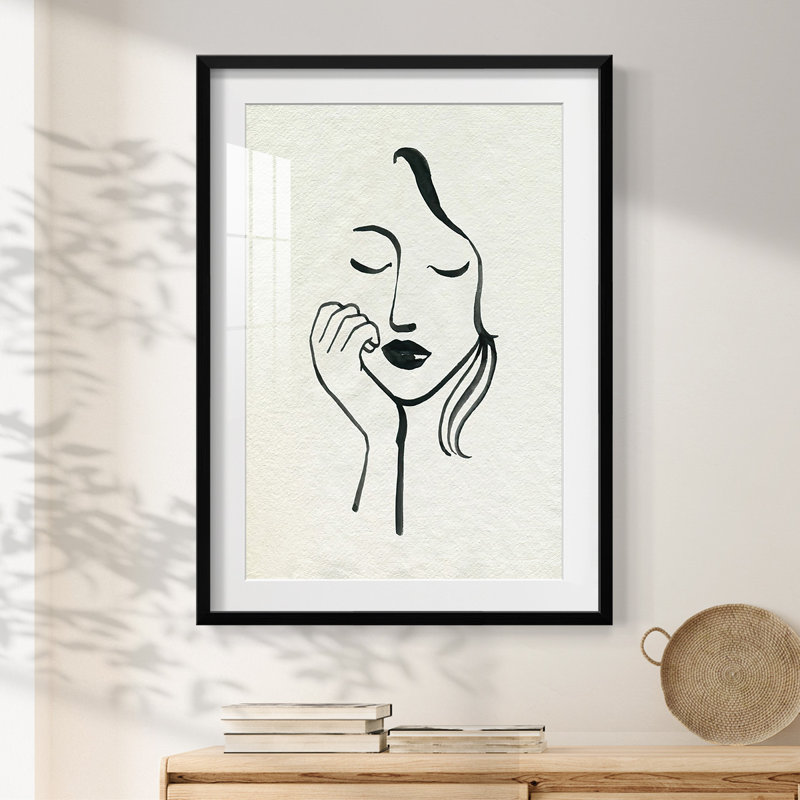 Day Dreamer I - Impression encadrée, H 28,5 po x l 20,5 po, Noir