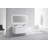 Balli 60" Wall-Mounted Double Bathroom Vanity Set-652289901