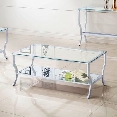 Seroff Chrome Coffee Table