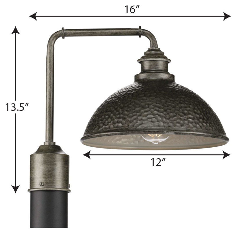 Minnewaukan Lantern Head, Antique Pewter