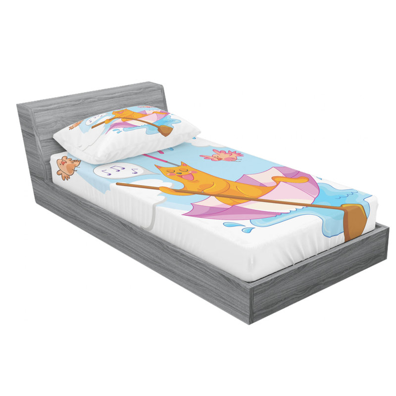 Microfiber Sheet Set, Twin XL Sheet Set with Fitted Sheet