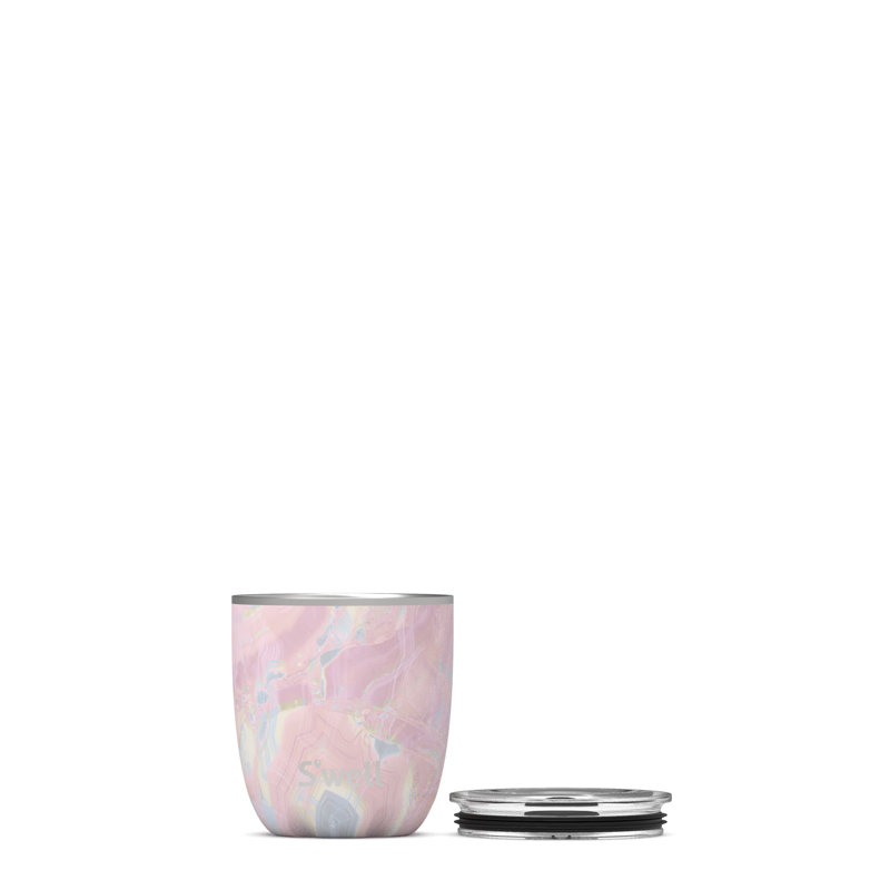 S'well Stainless Steel Triple-Layered Vacuum-Insulated Tumbler, 24 oz., Geode Rose