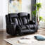 Deneishia 2 Seater Linen Reclining Sofa-1095141087