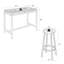 Ensemble de table de salle à manger 5 pièces à hauteur de comptoir avec 4 tabourets, style bar | Idée de cadeau