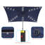 Améliorez votre espace extérieur: parasol rectangulaire de 10 pi x 6,5 pi à DEL avec protection UV, inclinaison facile et résistance au vent-2081112134