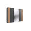 Alvernia 3 Door Manufactured Wood Wardrobe-473812286-473812287