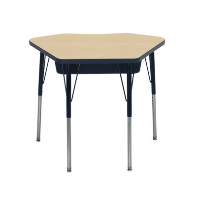 Laminate 30'' h x 36'' w Adjustable Open Front Desk