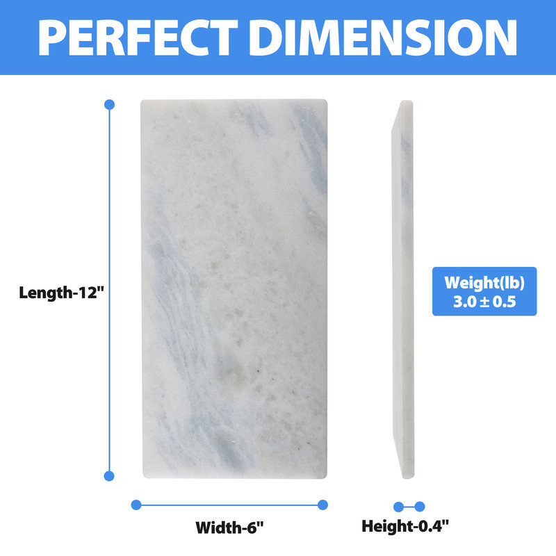 Guein Rectangle Natural Marble Tray,Namib Fantasy