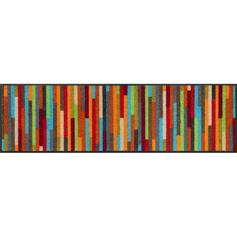 Mikado Non-Slip Doormat, Colorful, Rectangular 35 x 120cm