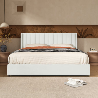 Lit plateforme avec rangement Jeilyn