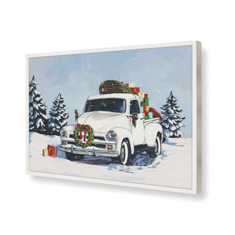 Chargé de joie par Dogwood, L 32 po x H 24 po, Blanc, Impression encadrée