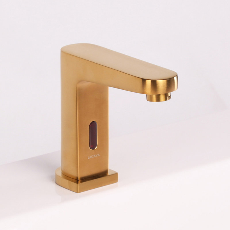 Zoom Single Hole Bathroom Faucet, Brushed Gold