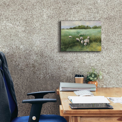 «Epic Graffiti» «Field Day» par Julia Purinton, art mural sur toile, 34 po x 26 po