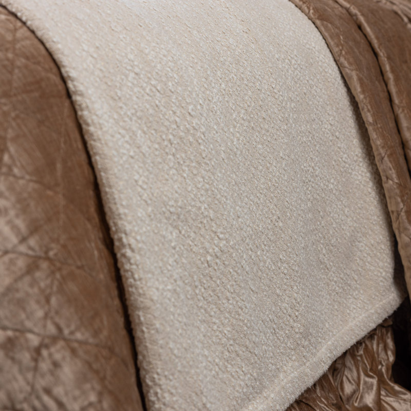 Couvre-lit Orlana Lurex, ivoire, grand