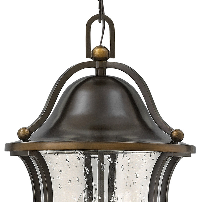 Lanterne suspendue d'extérieur à 3 lumières H 20,5 po Bolla Bronze
