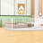 Metal Floor Bed Frame With Enclosed Fence And Swing Door-836298464-836298470