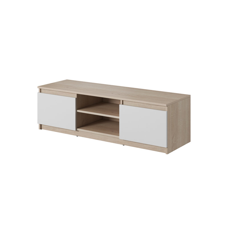 Lamarca TV Stand for TVs up to 50", White/Oak