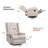 Venancia 30 Wide  Swivel and Rocker Manual Recliner with Wing Back-2109235919