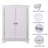Home Floor Corner Cabinet with Two Doors and Shelves-255981585