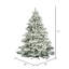 Flocked Alaskan White Pine Artificial Christmas Tree-122142653