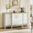 55"W Modern Sideboard Buffet with Adjustable Shelves