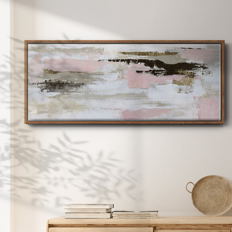 Desert Rose- Framed Canvas, 24" H x 60" W