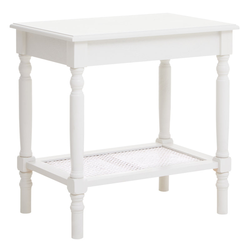 Heritage End Table, Ivory