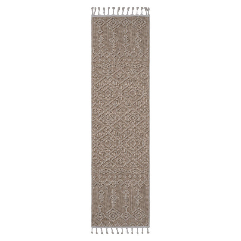 Tapis contemporain contemporain, Tapis de couloir 2 pi 2 po x 8 pi