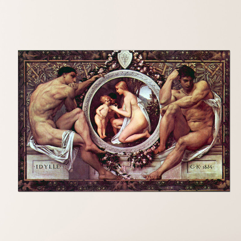 Gustav Klimt - Wrapped Canvas Print, 90cm H x 135cm W x 1.8cm D