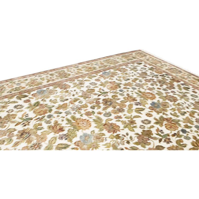 One-of-a-Kind 9'1" x 12'7" Hand Knotted Area Rug