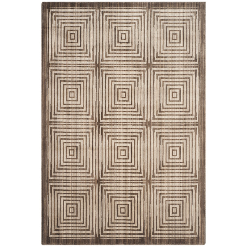 Amia Geometric Hand Woven Area Rug, Rectangle 122 x 183 cm