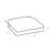 ARDEN Foam Outdoor Double Welted Round Back Seat Cushion, 20 x 19, made with ProFoam-110973260
